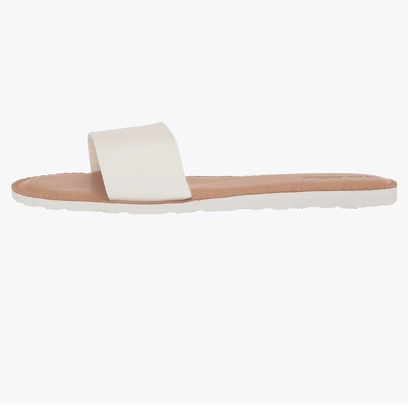 Volcom Women's Simple Synthetic Leather Strap Slide Sandal - Picture 2 of 7